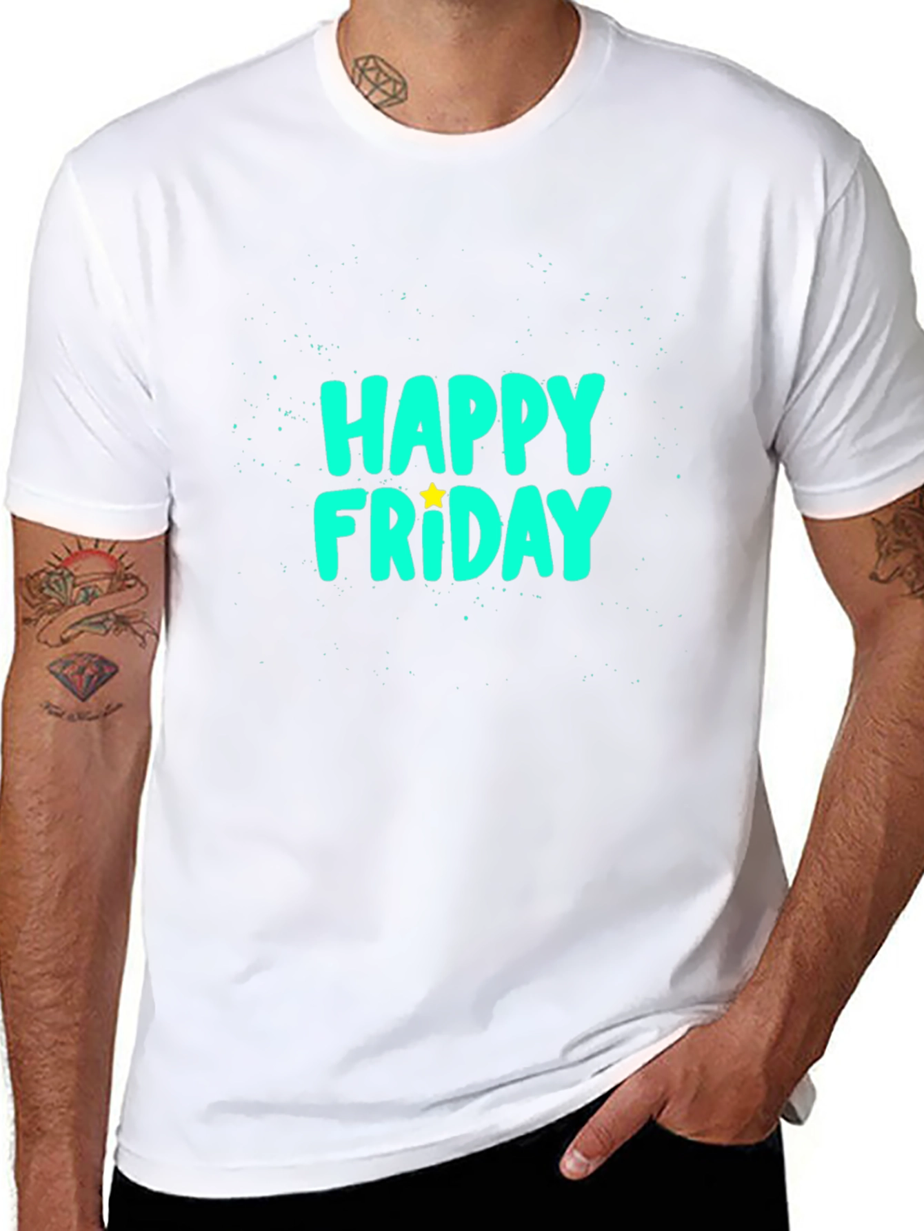 Happy Friday Graphic T-Shirt - Casual Wear