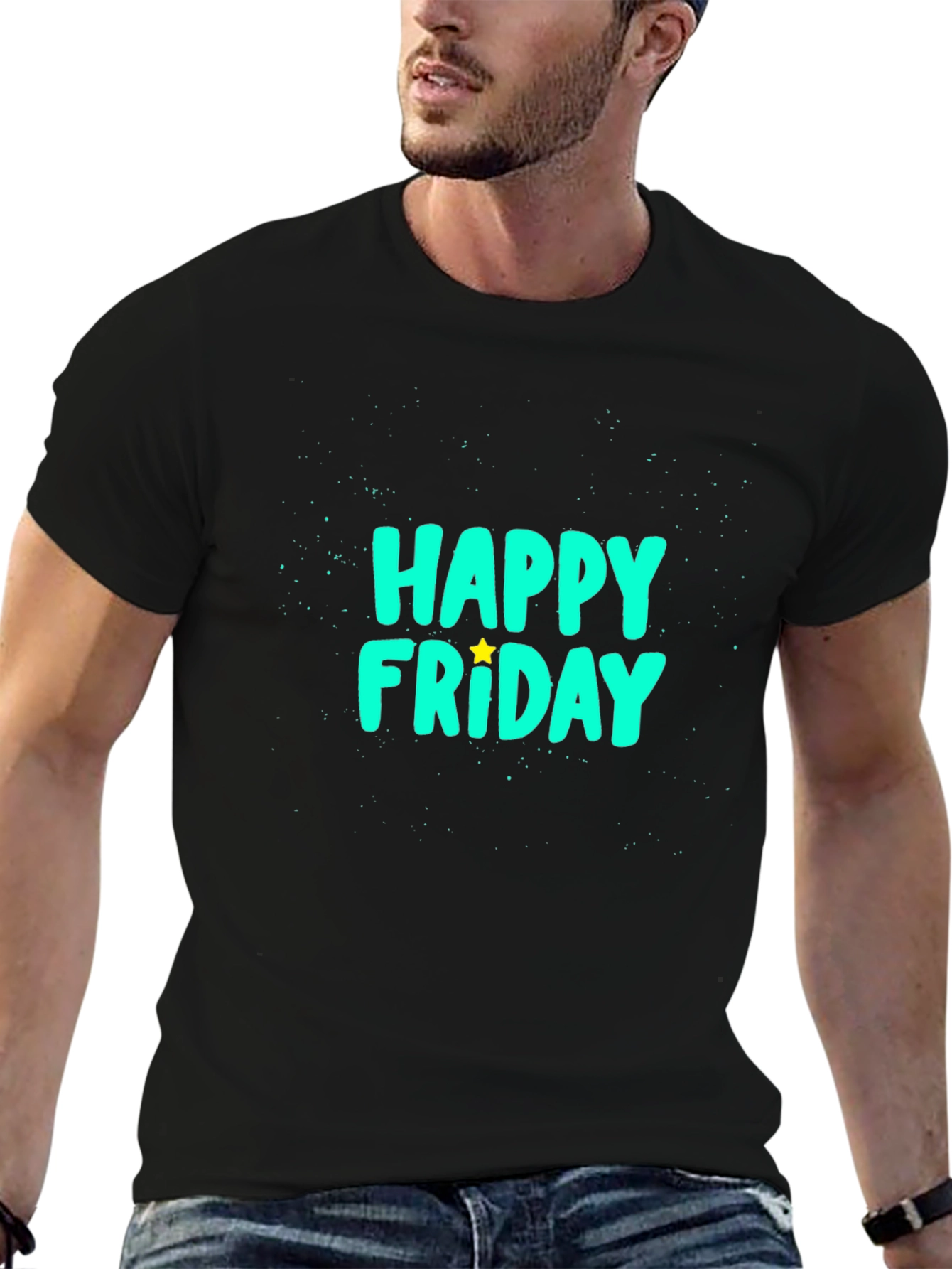 Happy Friday Graphic T-Shirt - Casual Wear
