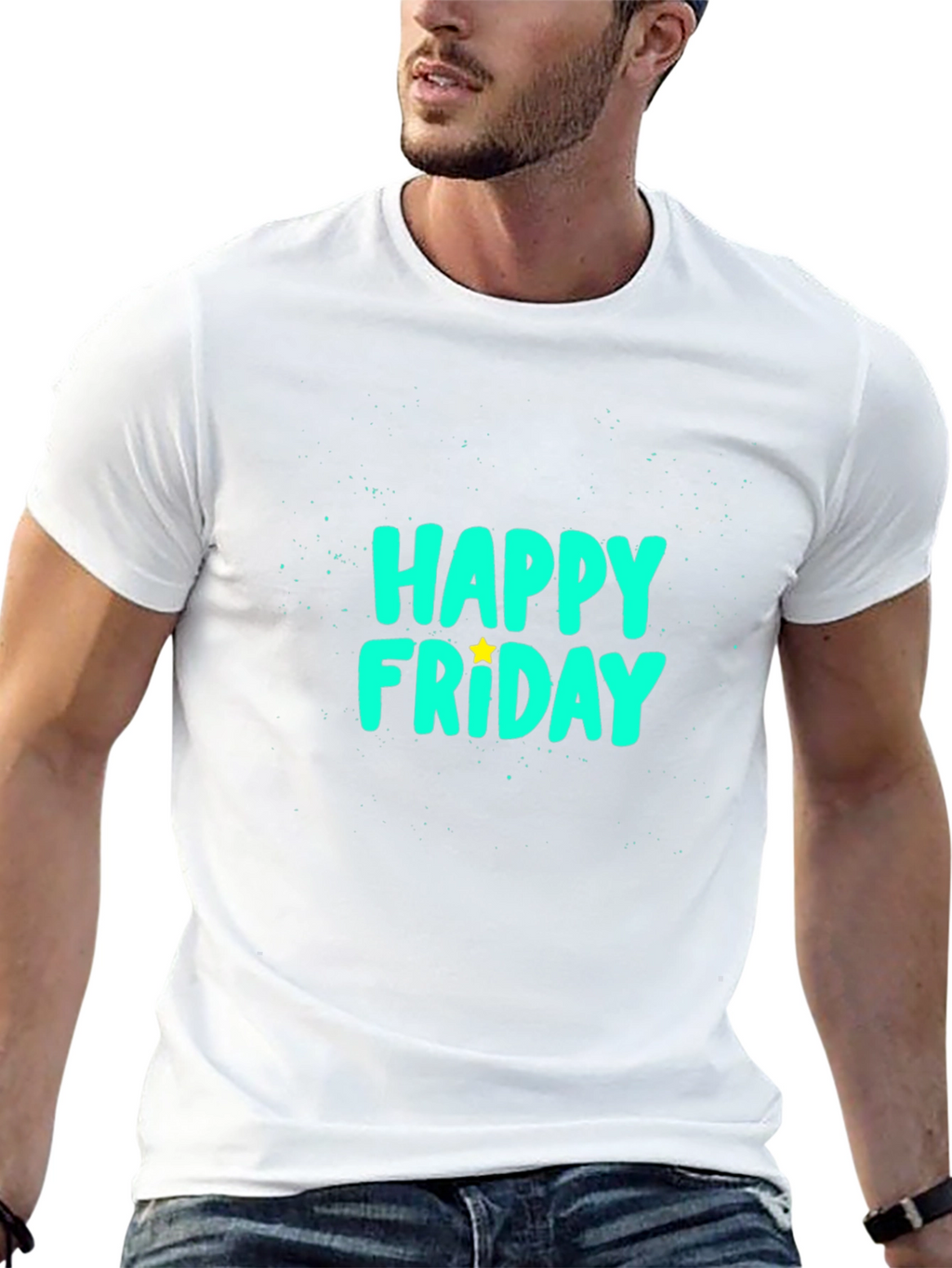 Happy Friday Graphic T-Shirt - Casual Wear