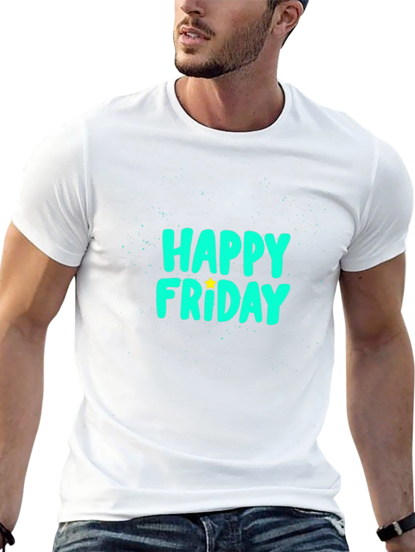 Happy Friday Graphic T-Shirt - Casual Wear
