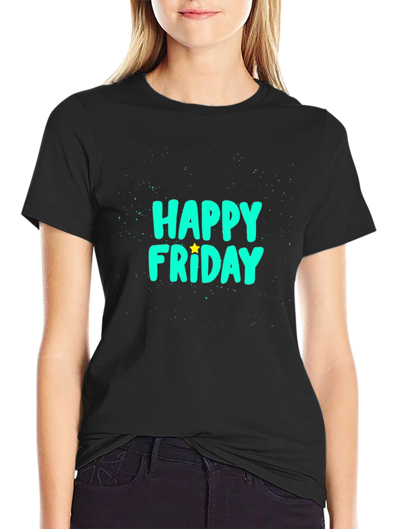 Happy Friday Graphic T-Shirt - Casual Wear