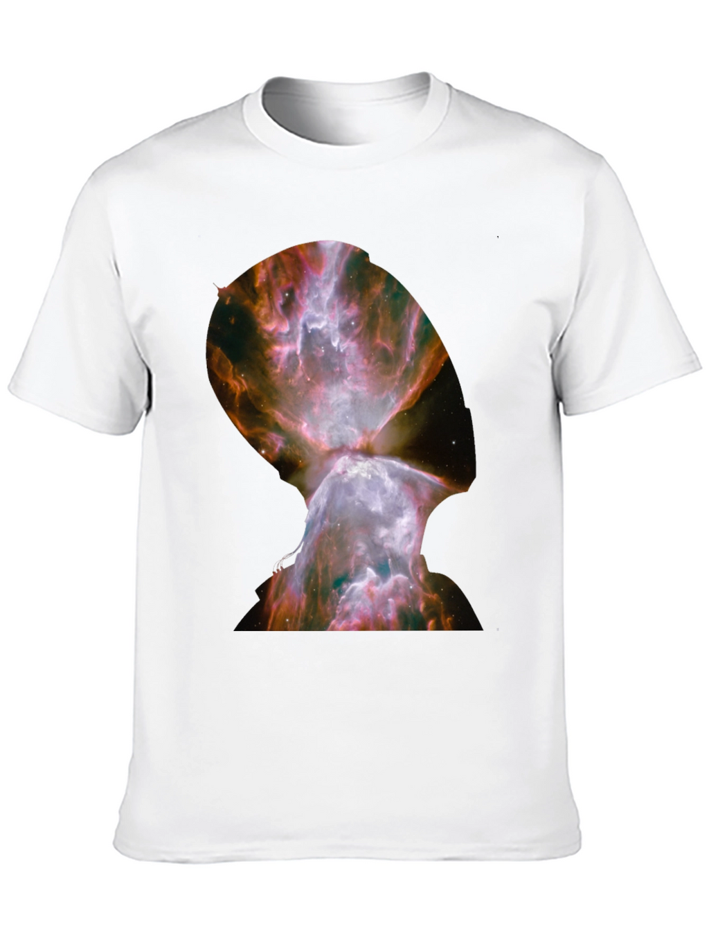 Nebula Graphic Print Black T-Shirt
