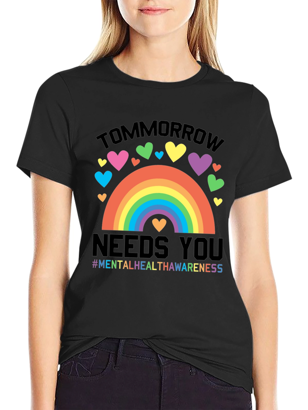 Tomorrow Needs You Mental Health Awareness Rainbow T-Shirt