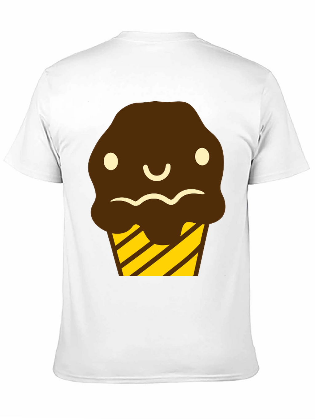 Cute Cupcake Graphic T-Shirt - Black Cotton Tee