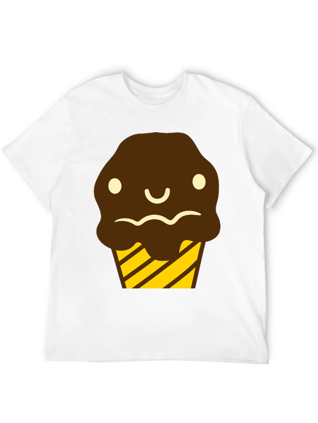 Cute Cupcake Graphic T-Shirt - Black Cotton Tee
