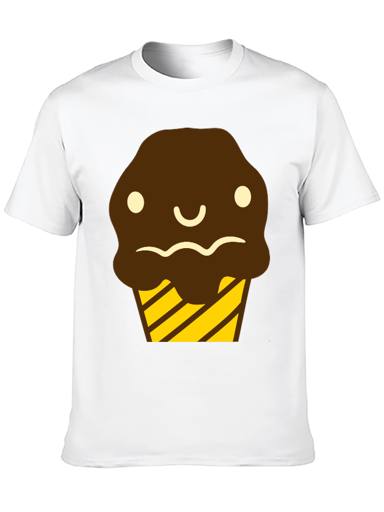 Cute Cupcake Graphic T-Shirt - Black Cotton Tee