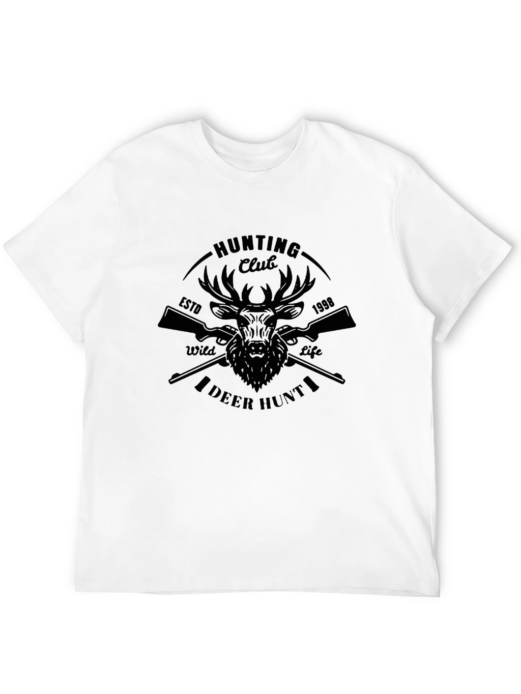 Hunting Club Deer Hunt Graphic T-Shirt