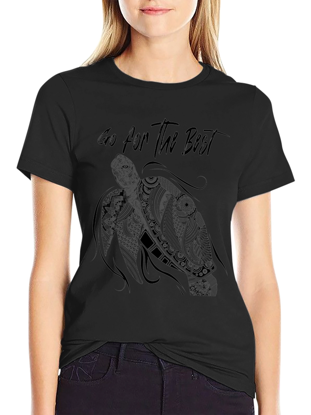 Black Turtle Graphic Tee: Go For The Best
