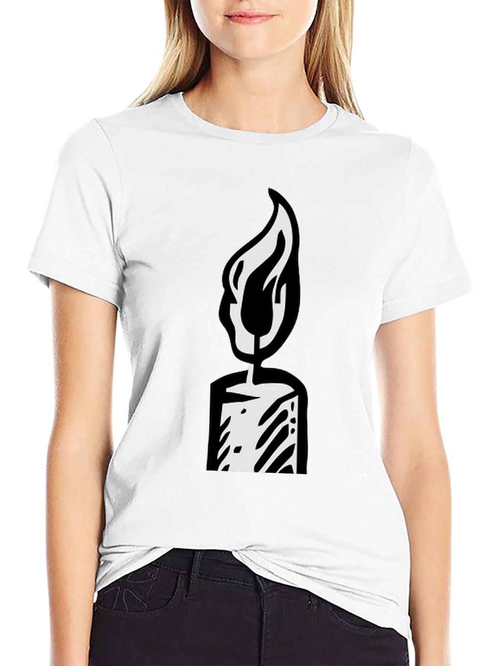 Candle Graphic T-Shirt