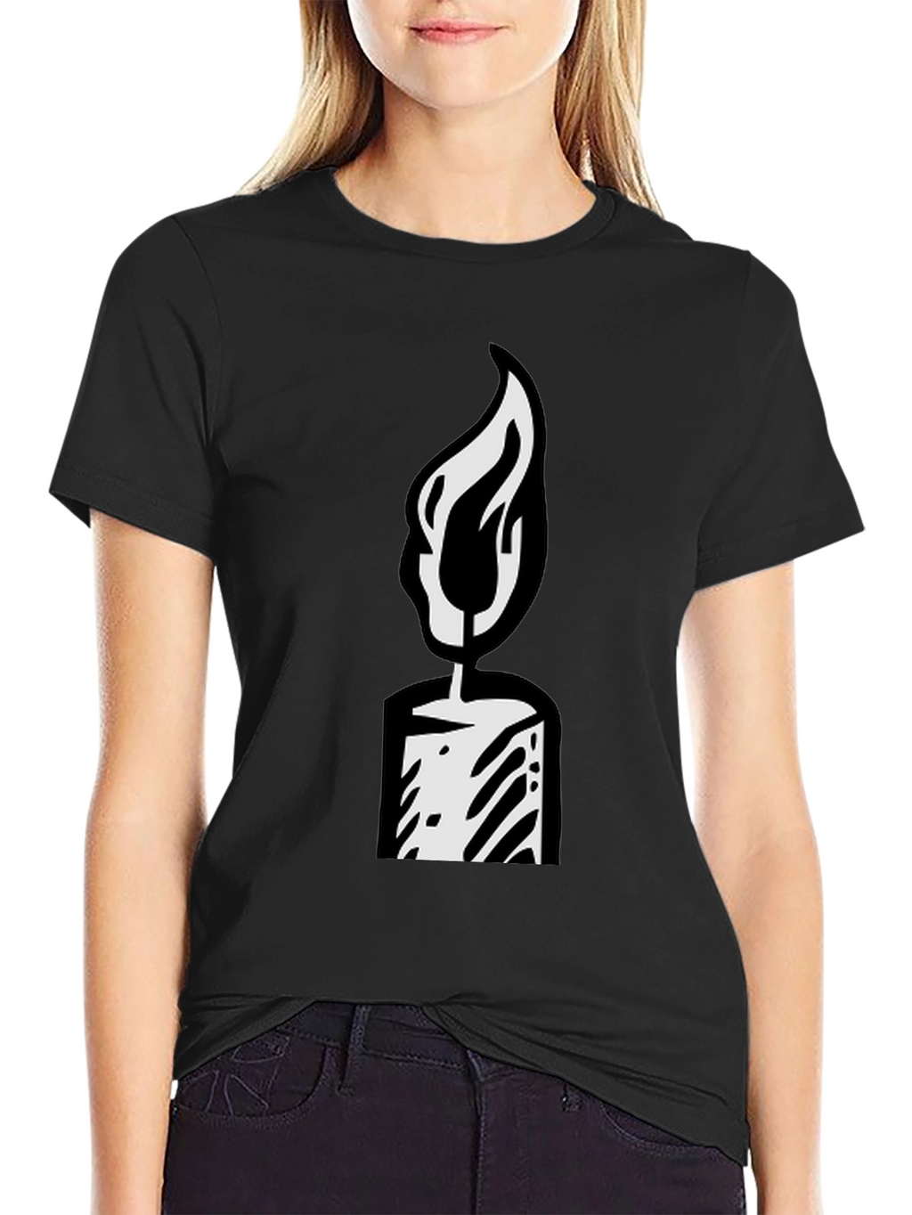 Candle Graphic T-Shirt