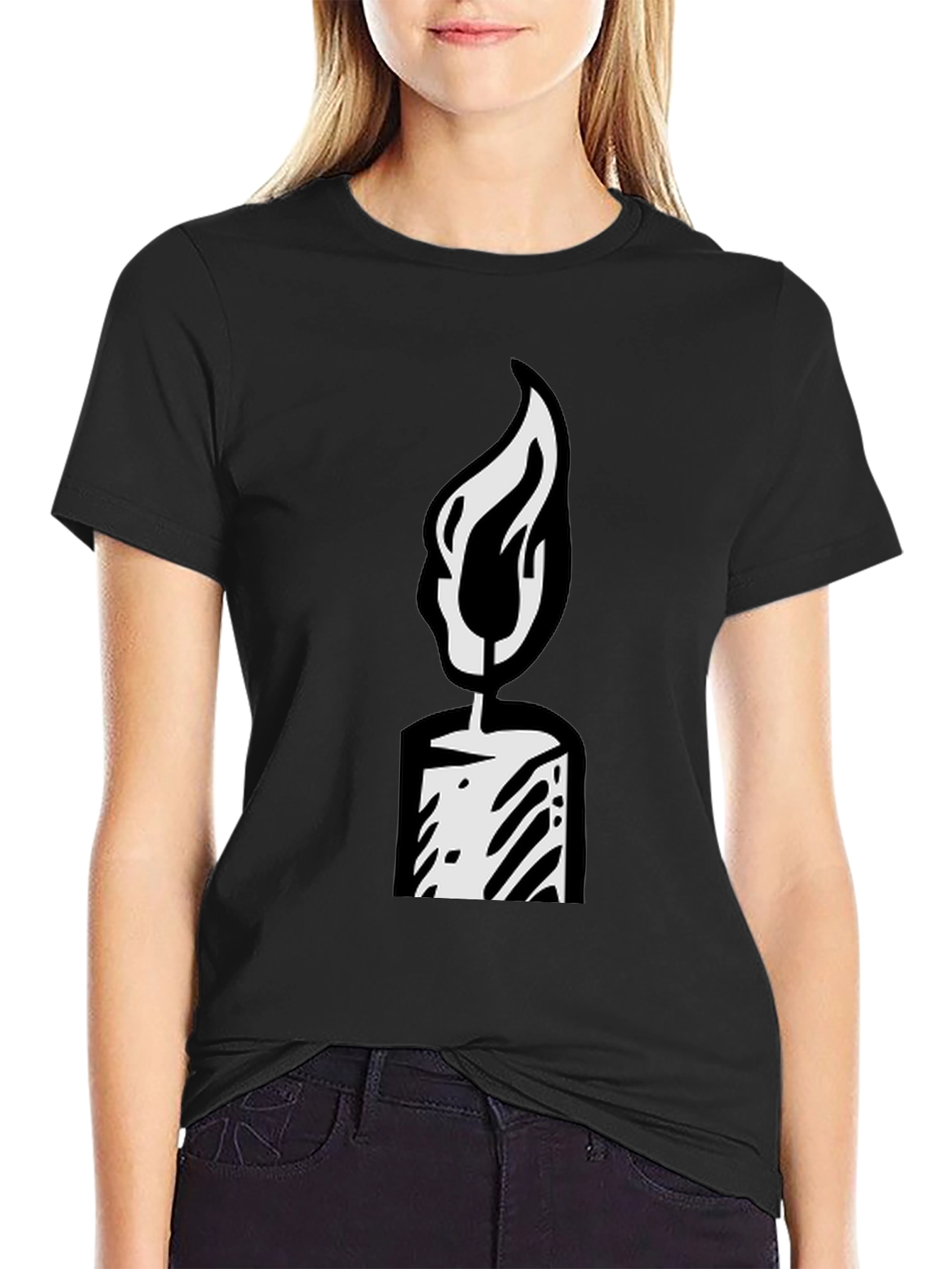 Candle Graphic T-Shirt