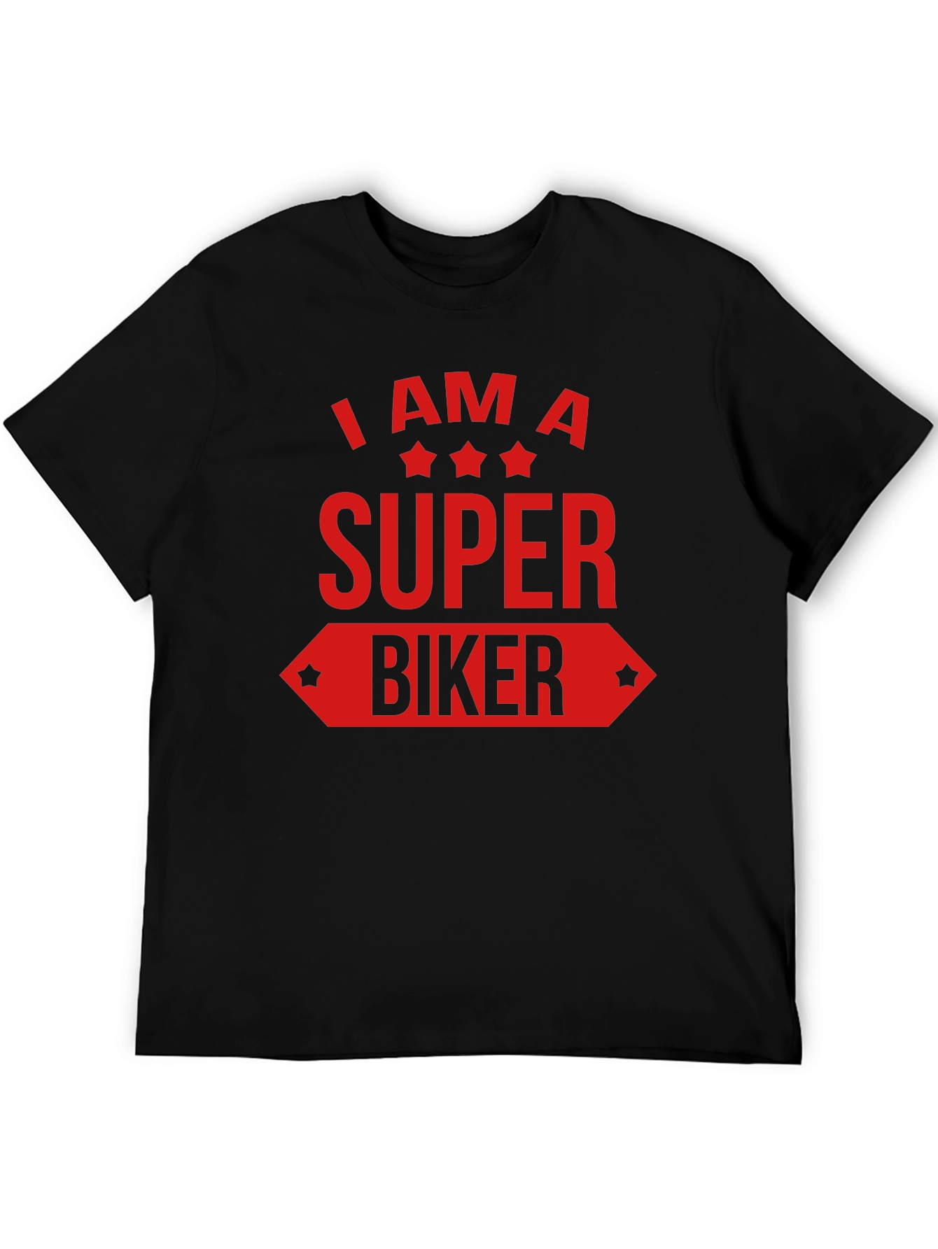 Super Biker Graphic Tee - Black