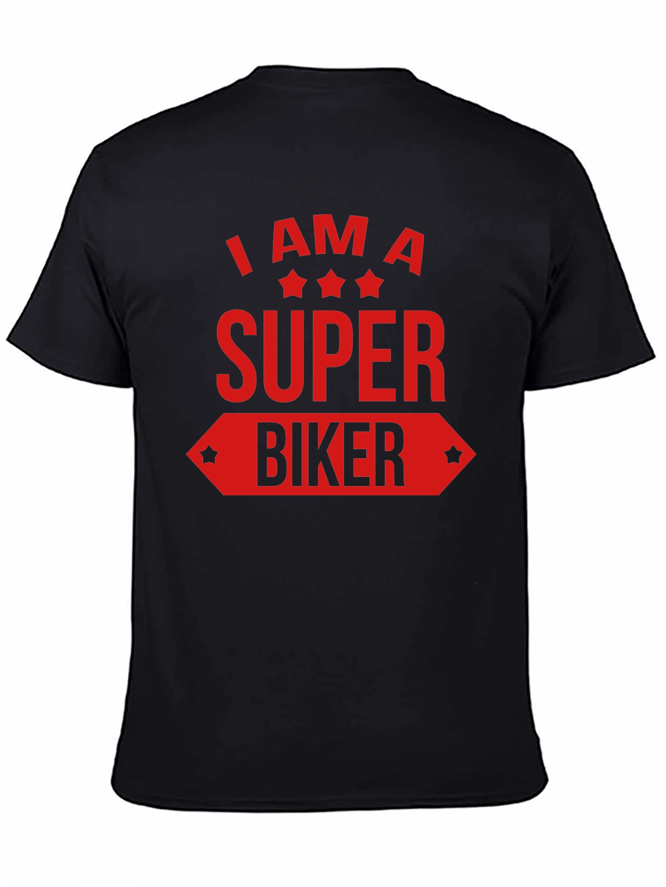 Super Biker Graphic Tee - Black
