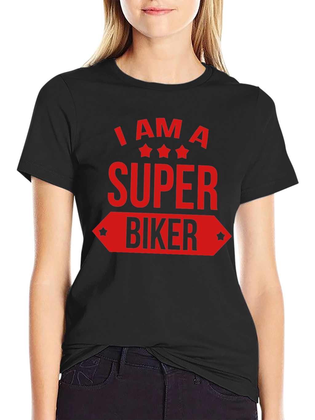Super Biker Graphic Tee - Black