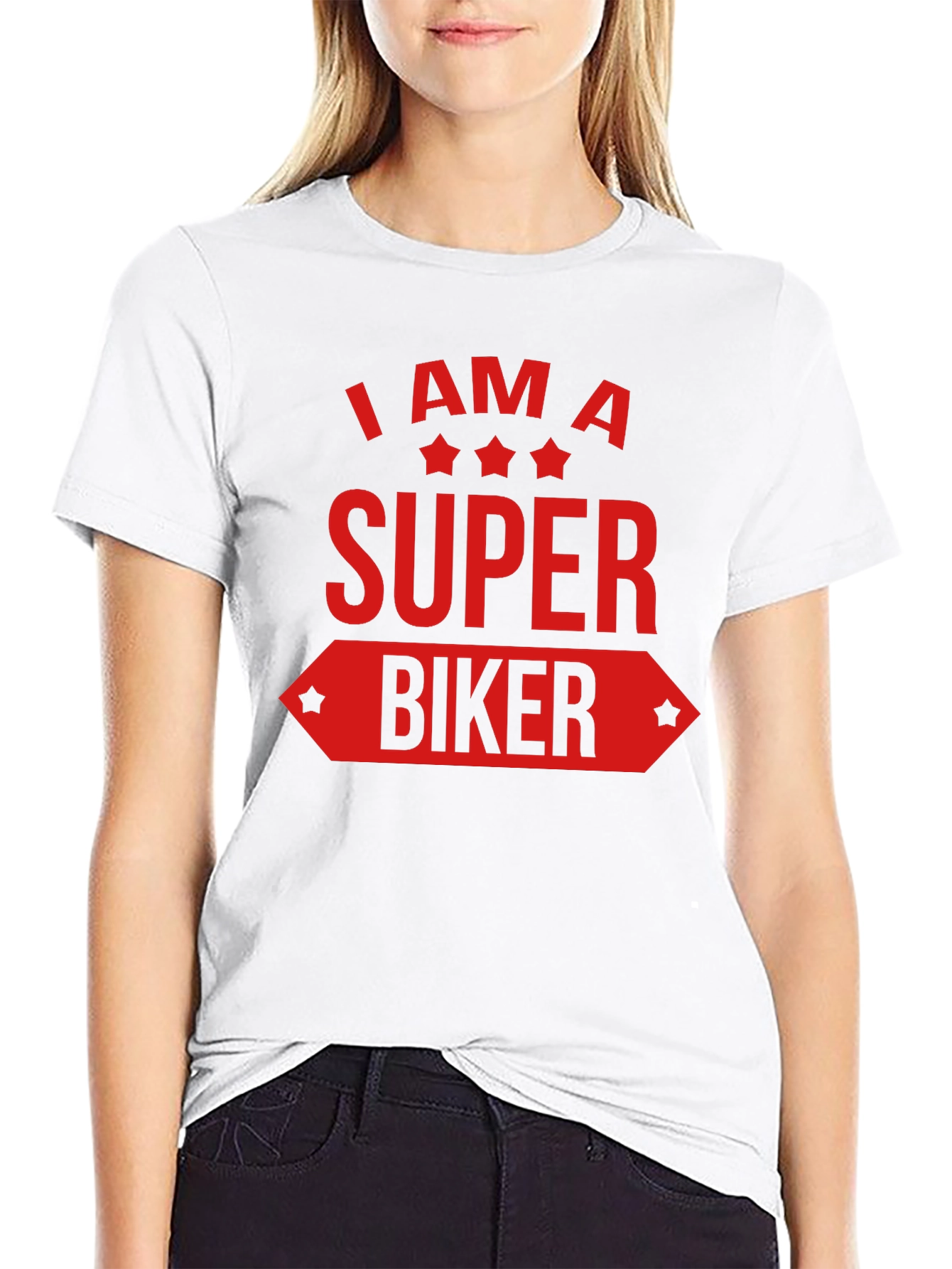 Super Biker Graphic Tee - Black