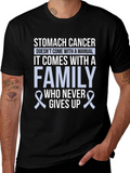 Stomach Cancer Awareness T-Shirt - Family Support