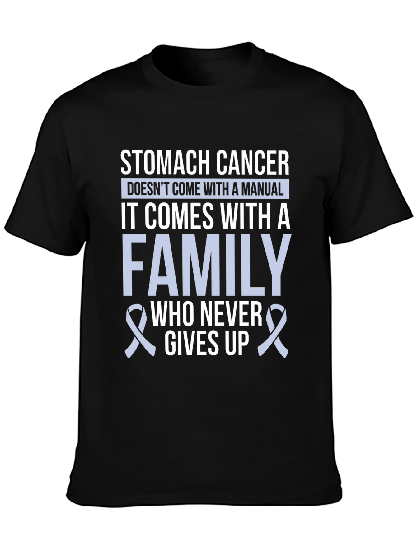 Stomach Cancer Awareness T-Shirt - Family Support