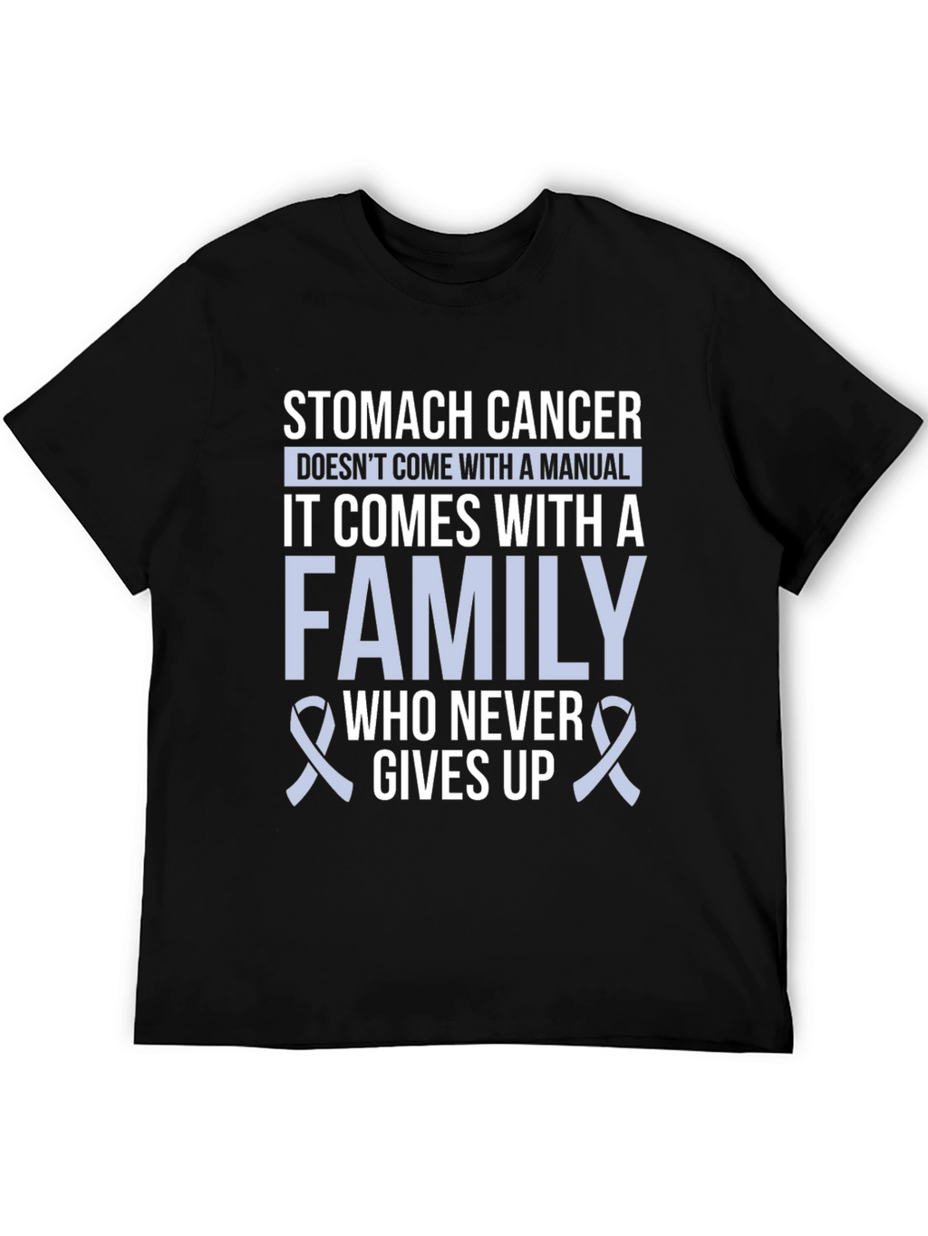 Stomach Cancer Awareness T-Shirt - Family Support