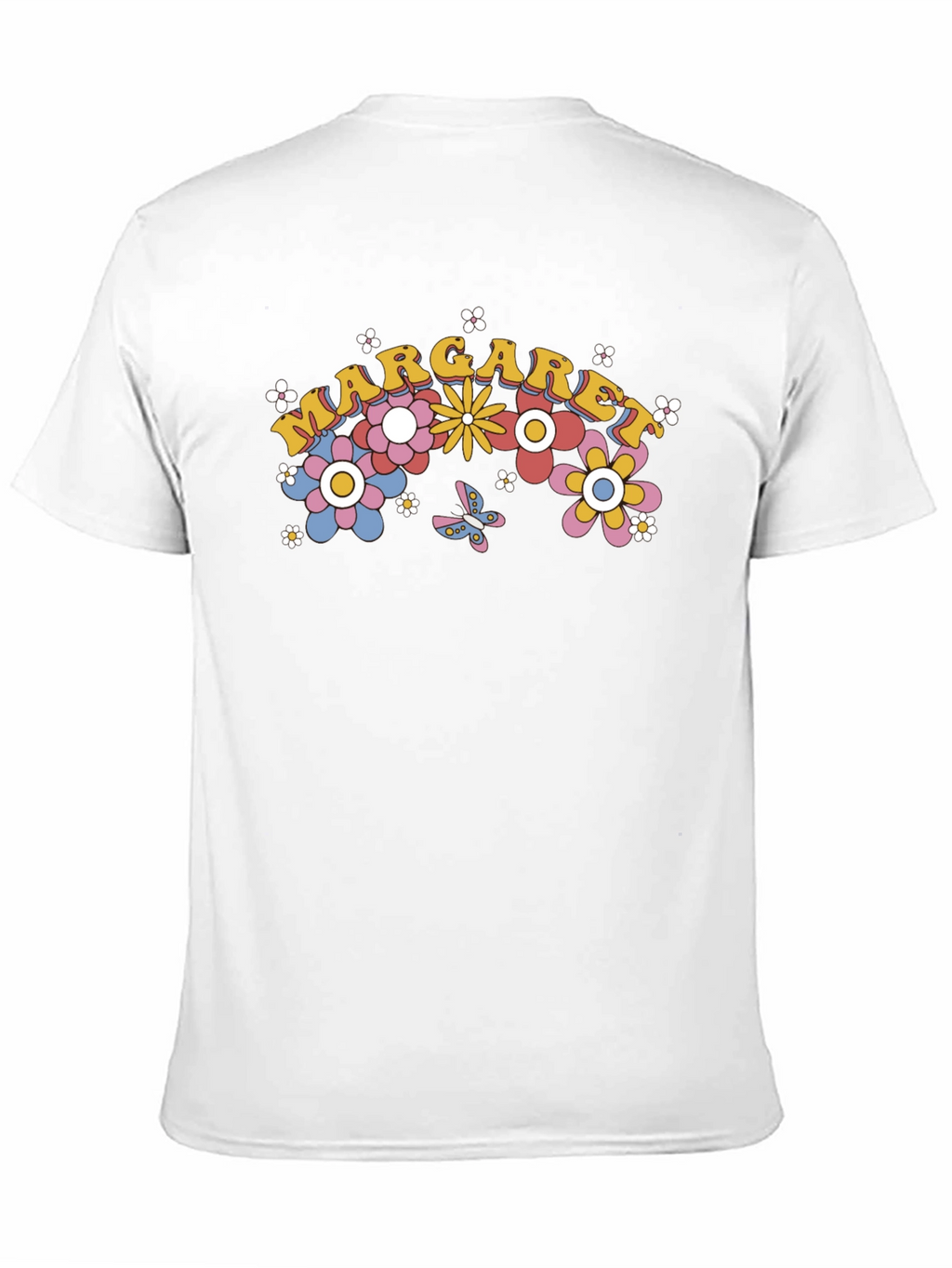 Margaret Floral Retro Style T-Shirt