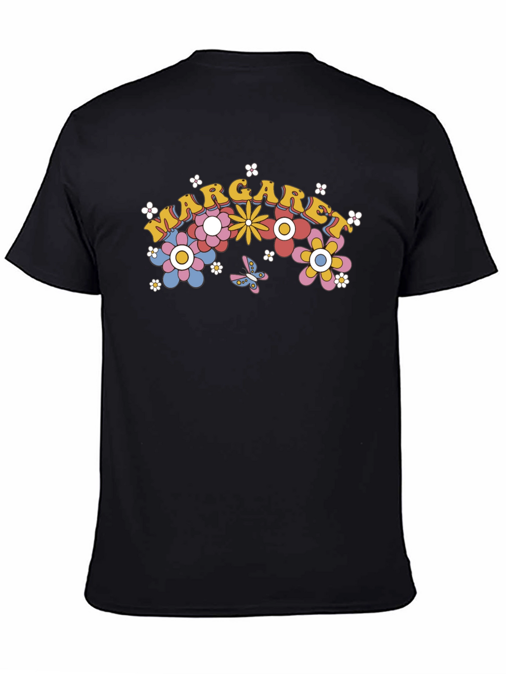 Margaret Floral Retro Style T-Shirt