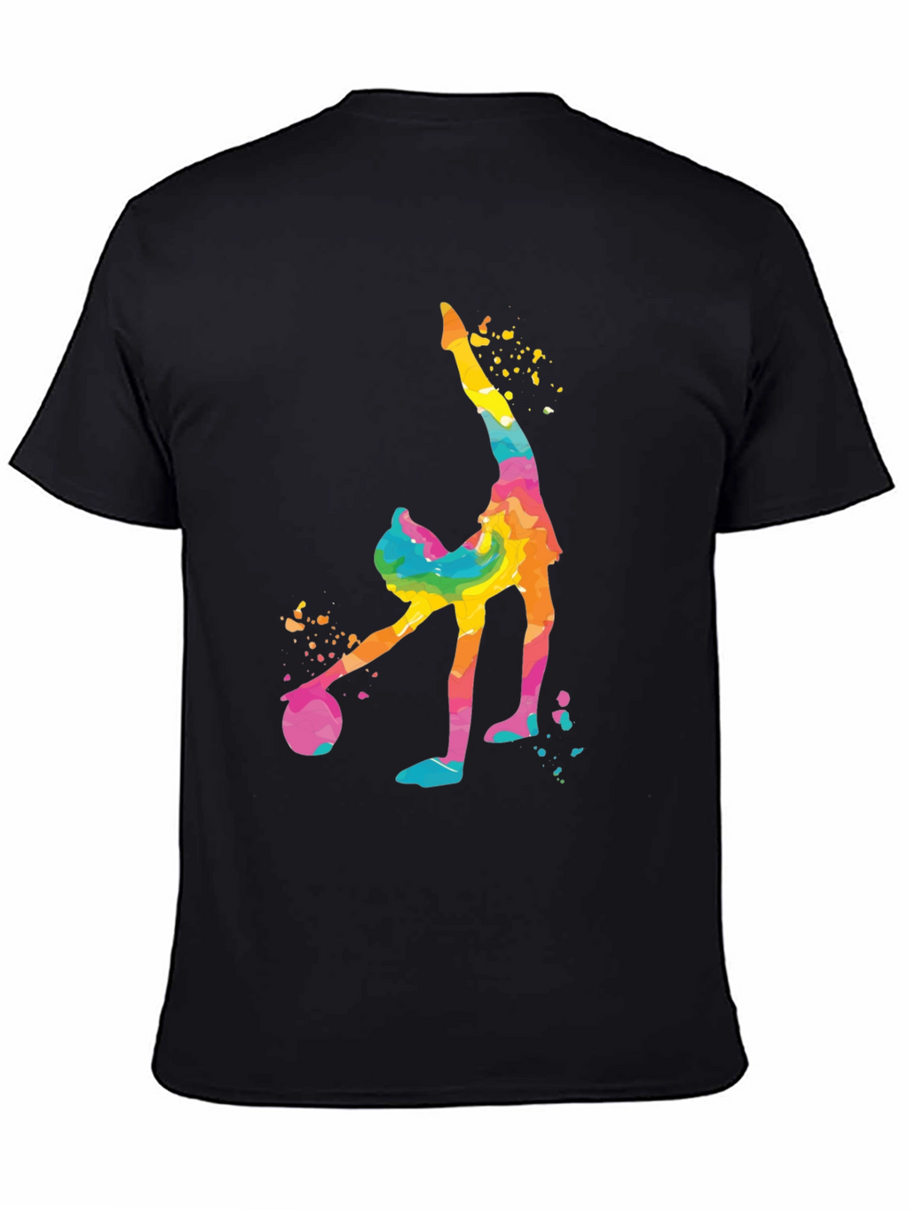 Gymnast Watercolor Graphic T-Shirt