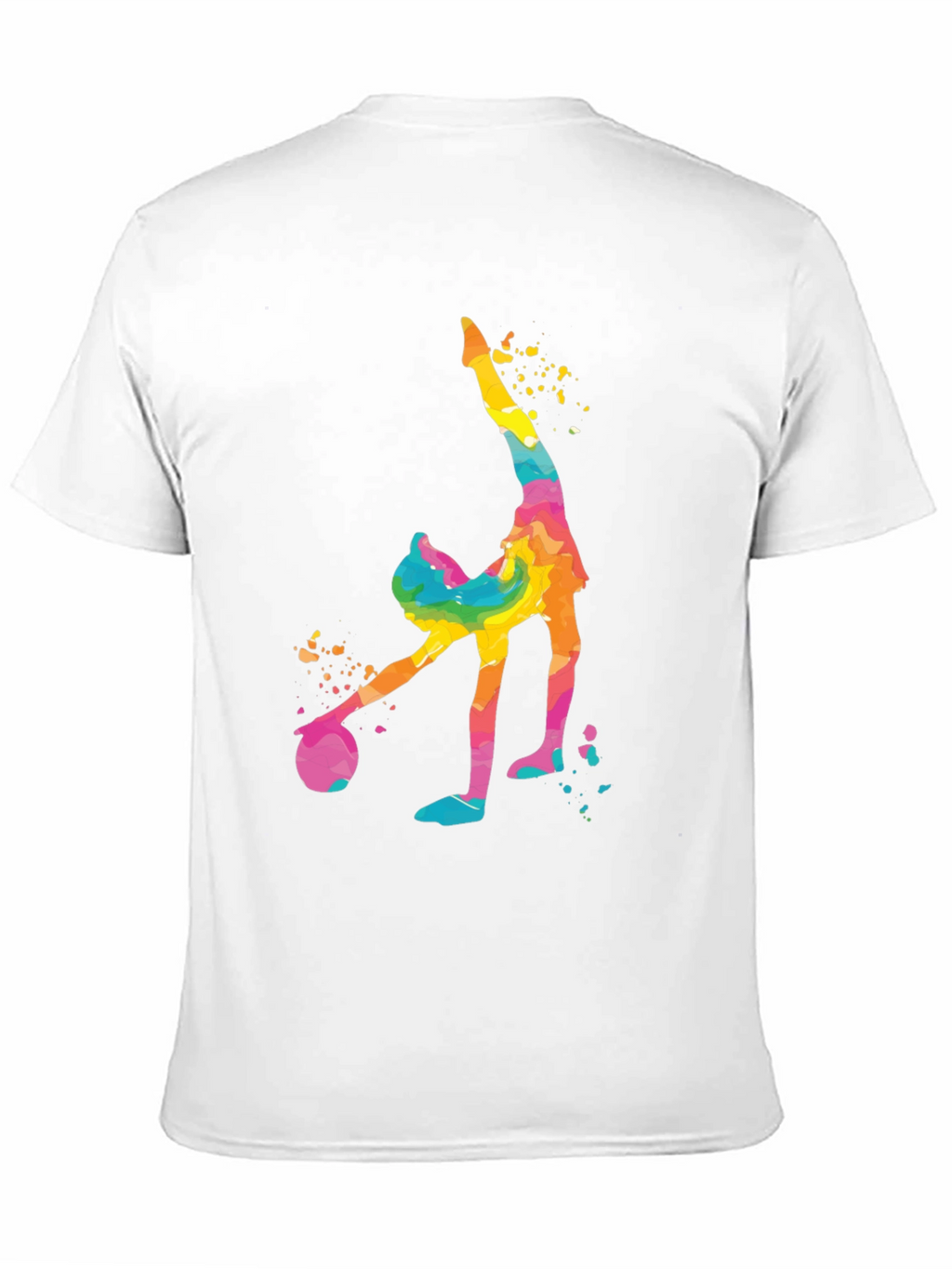 Gymnast Watercolor Graphic T-Shirt