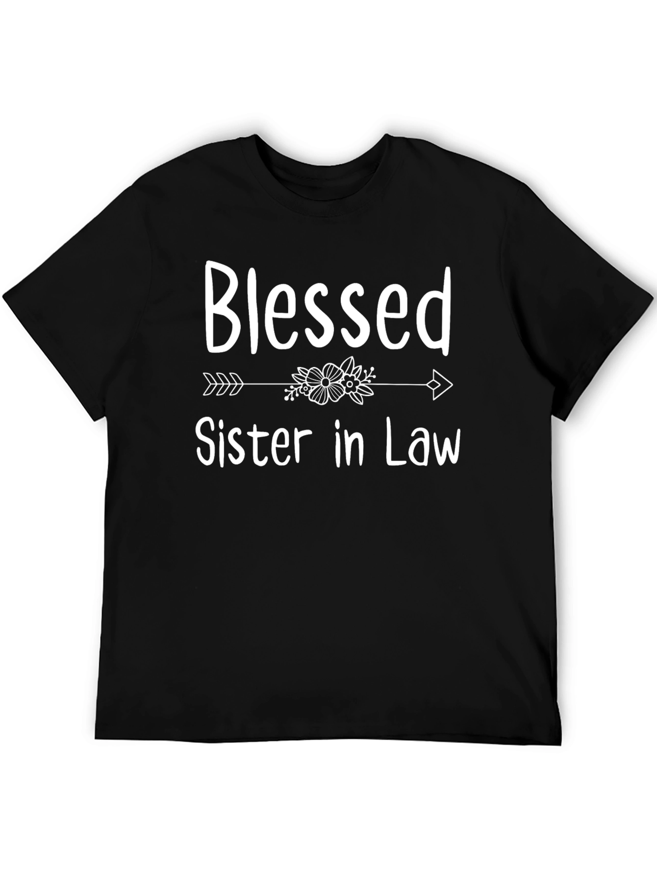 Blessed Sister in Law Black T-Shirt