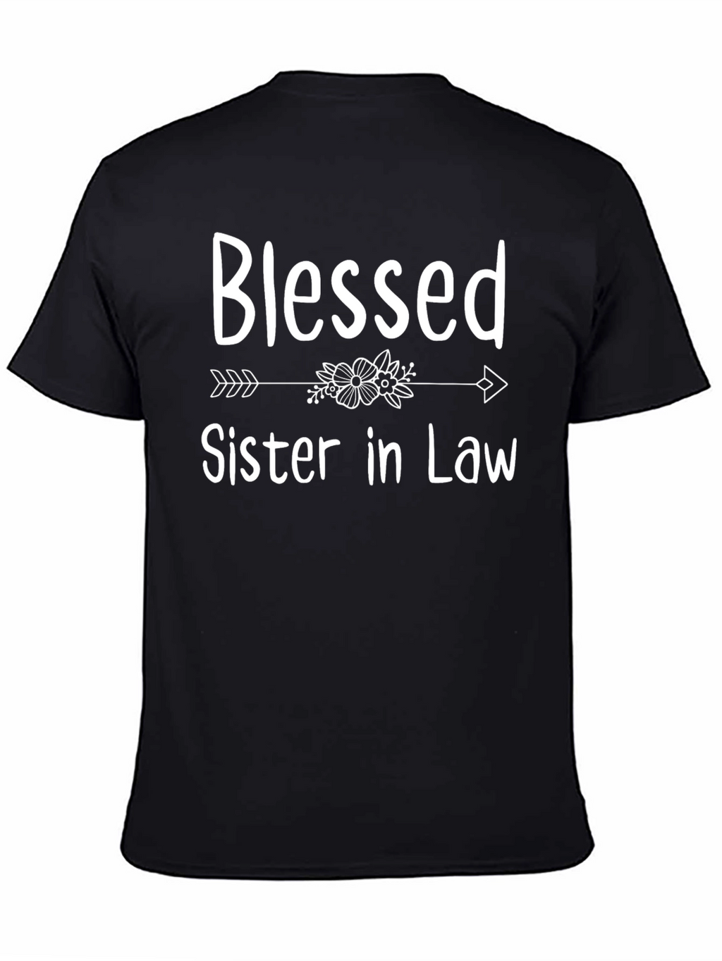 Blessed Sister in Law Black T-Shirt
