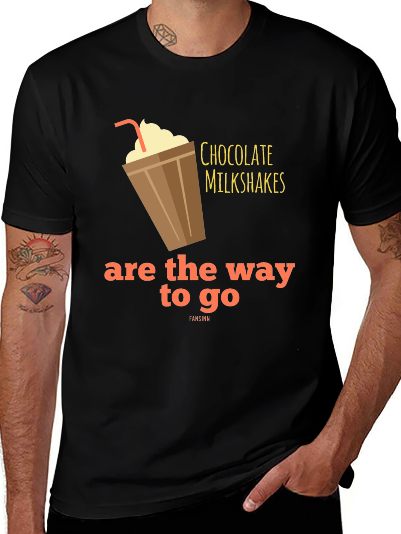Chocolate Milkshake T-Shirt - Sweet Tooth Style!
