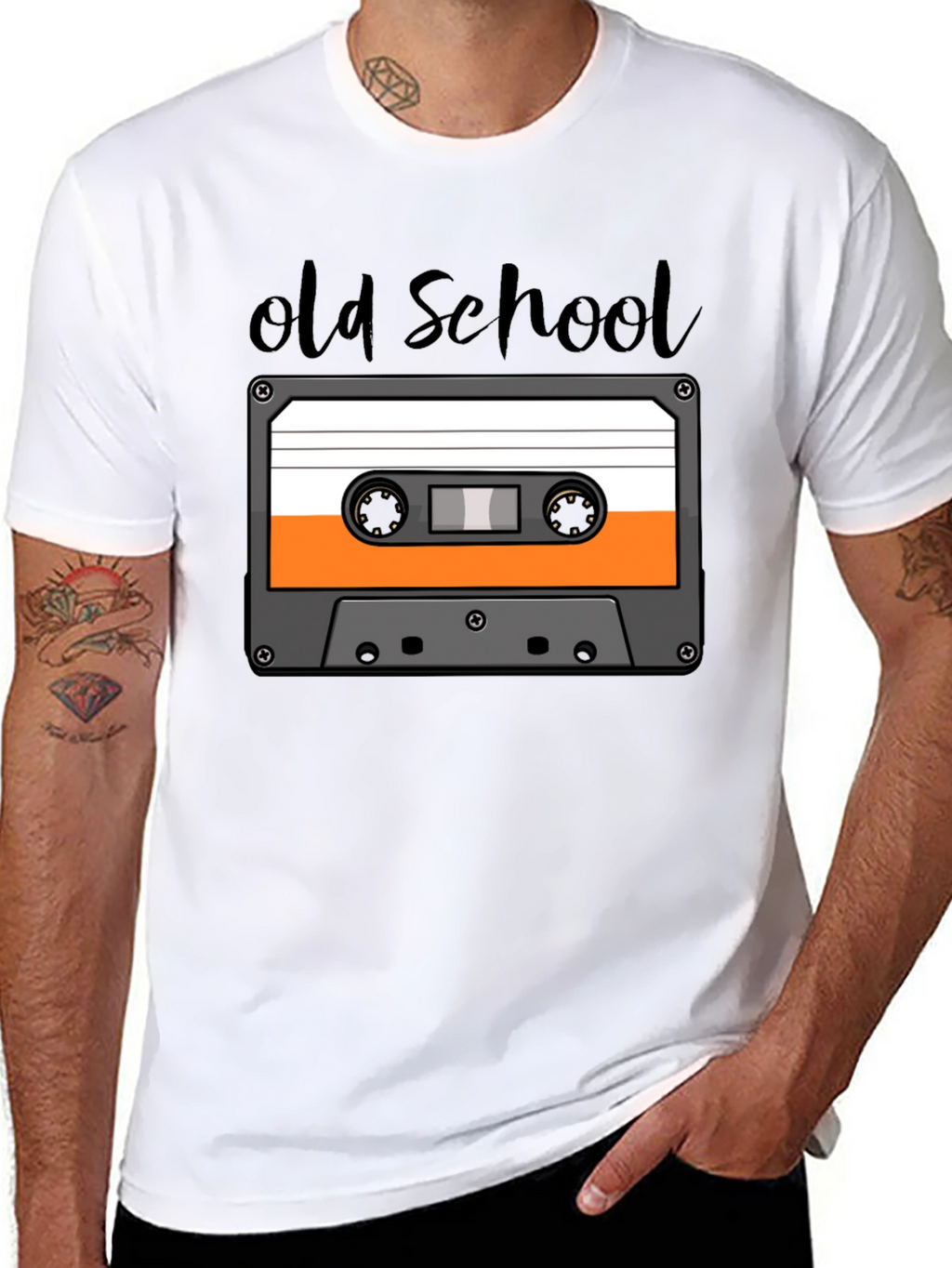 Retro Old School Cassette Tape Graphic T-Shirt