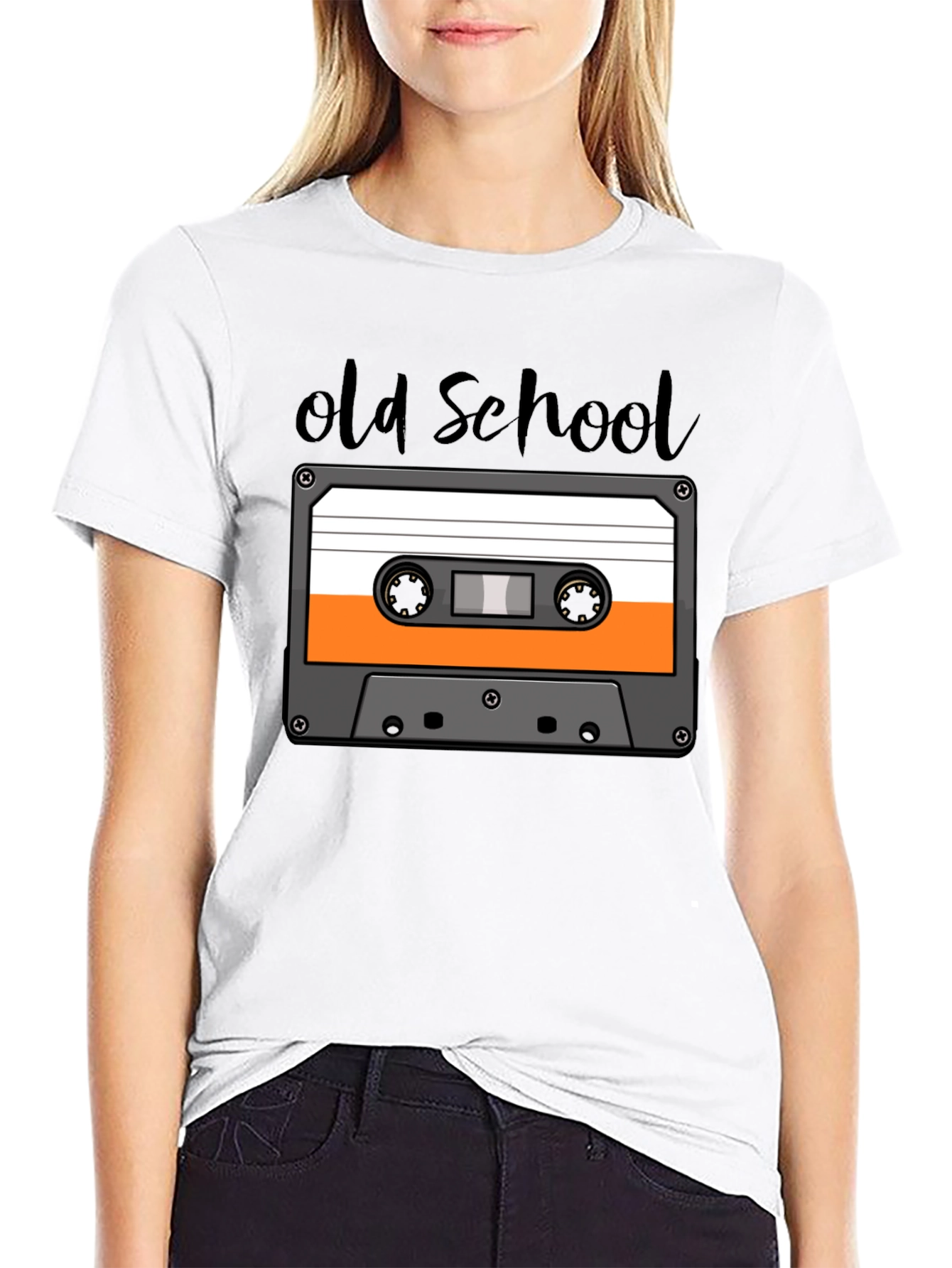 Retro Old School Cassette Tape Graphic T-Shirt