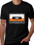 Retro Old School Cassette Tape Graphic T-Shirt