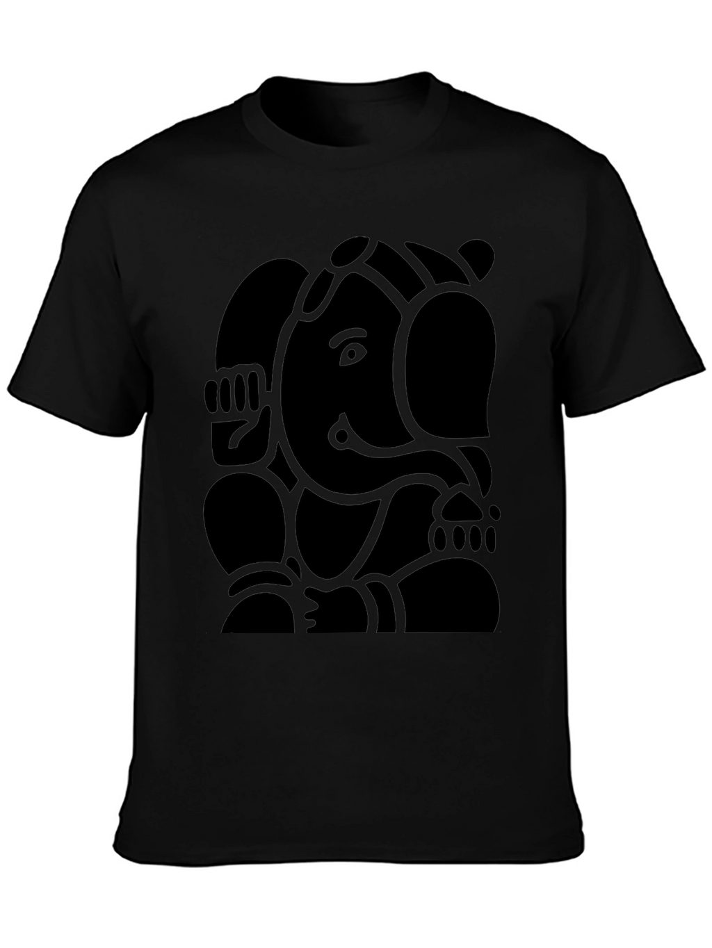 Ganesha Graphic Black T-Shirt