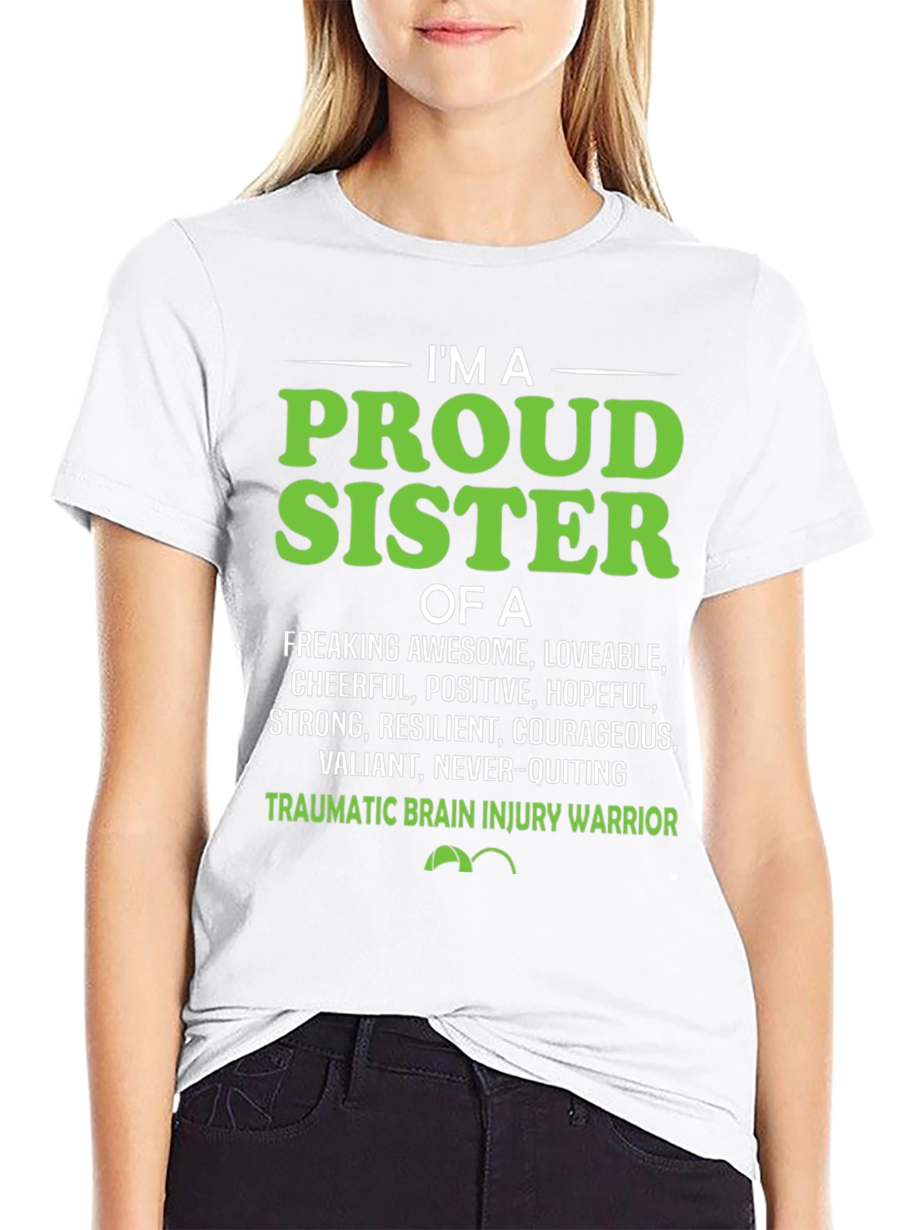 Proud Sister Traumatic Brain Injury Warrior T-Shirt