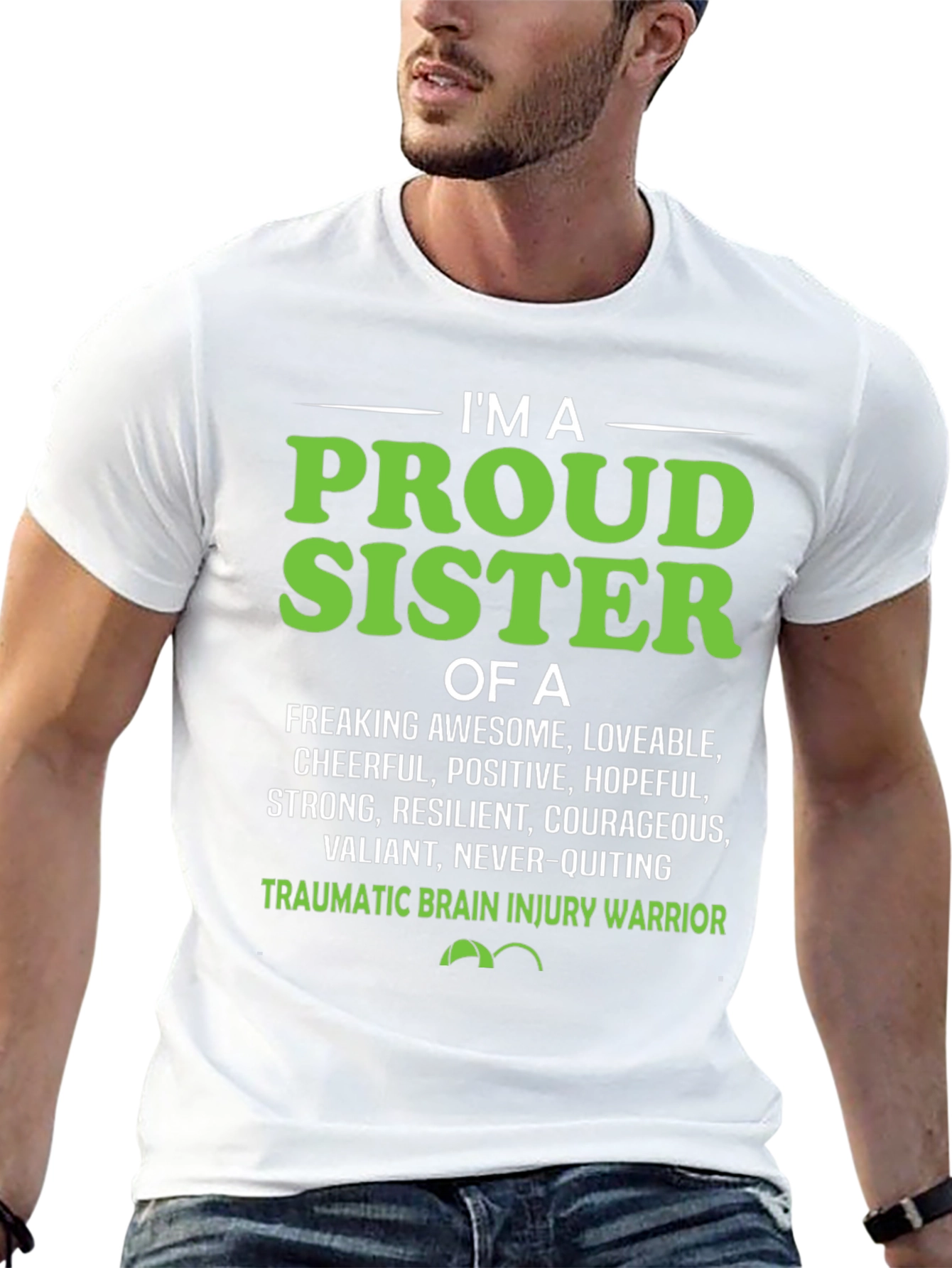 Proud Sister Traumatic Brain Injury Warrior T-Shirt