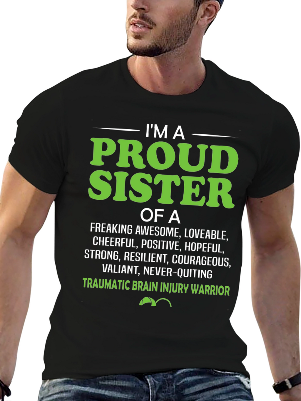 Proud Sister Traumatic Brain Injury Warrior T-Shirt
