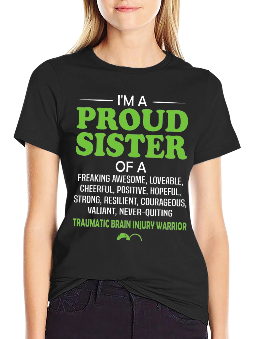 Proud Sister Traumatic Brain Injury Warrior T-Shirt