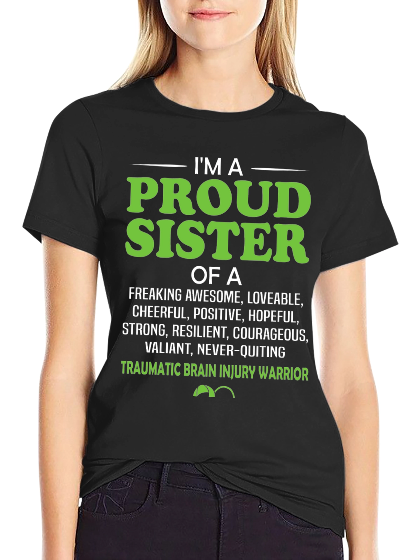 Proud Sister Traumatic Brain Injury Warrior T-Shirt
