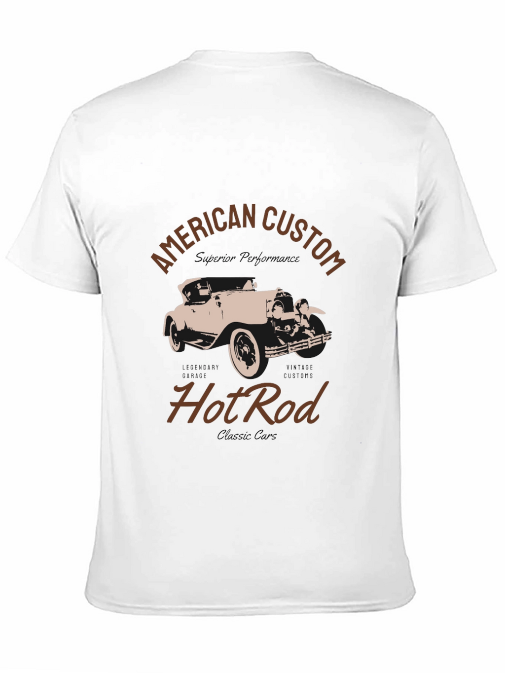 American Custom Hot Rod Graphic T-Shirt