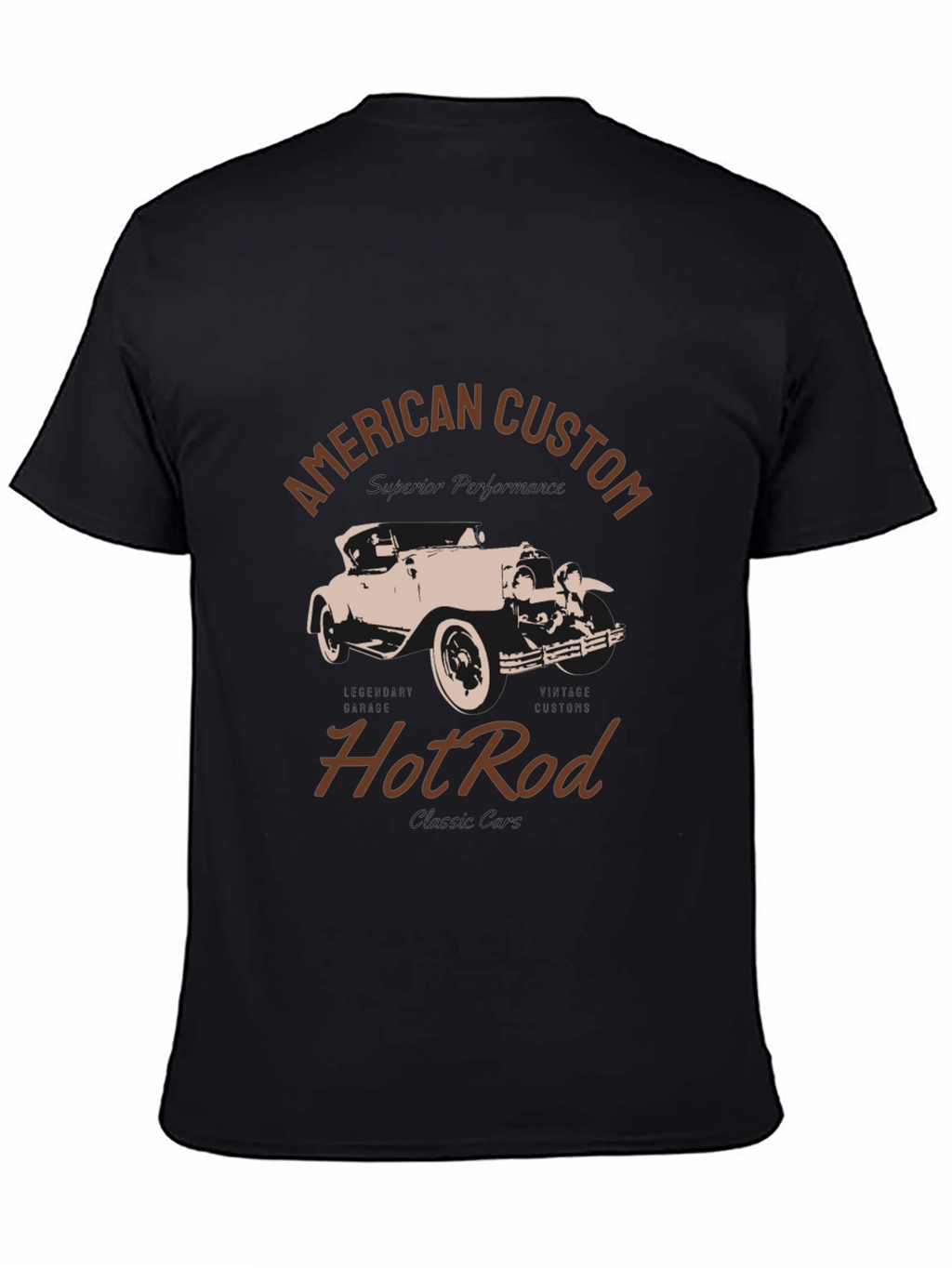 American Custom Hot Rod Graphic T-Shirt