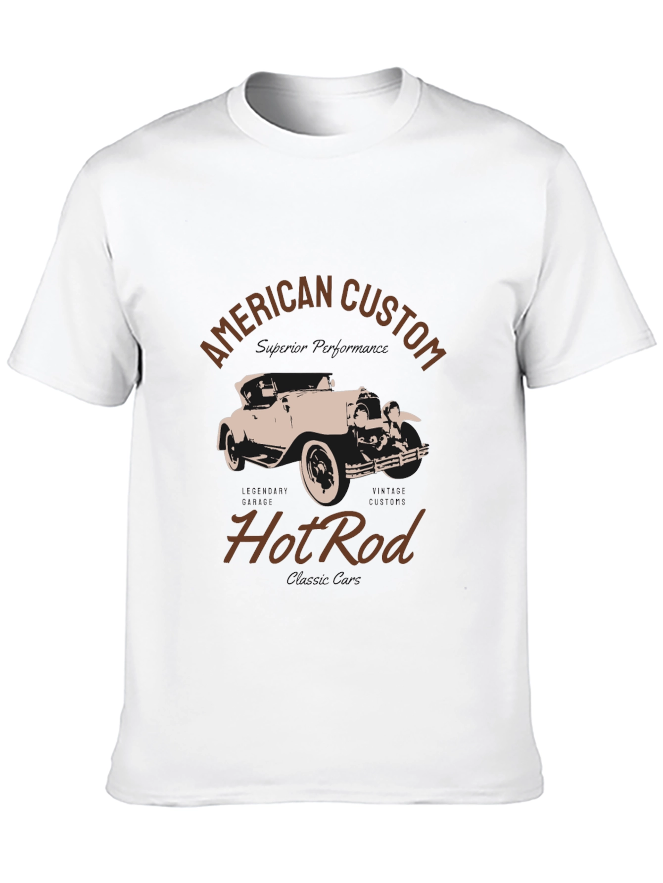 American Custom Hot Rod Graphic T-Shirt