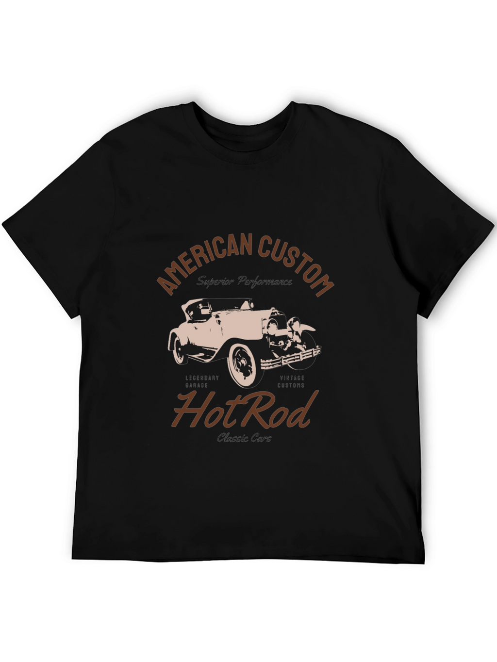 American Custom Hot Rod Graphic T-Shirt