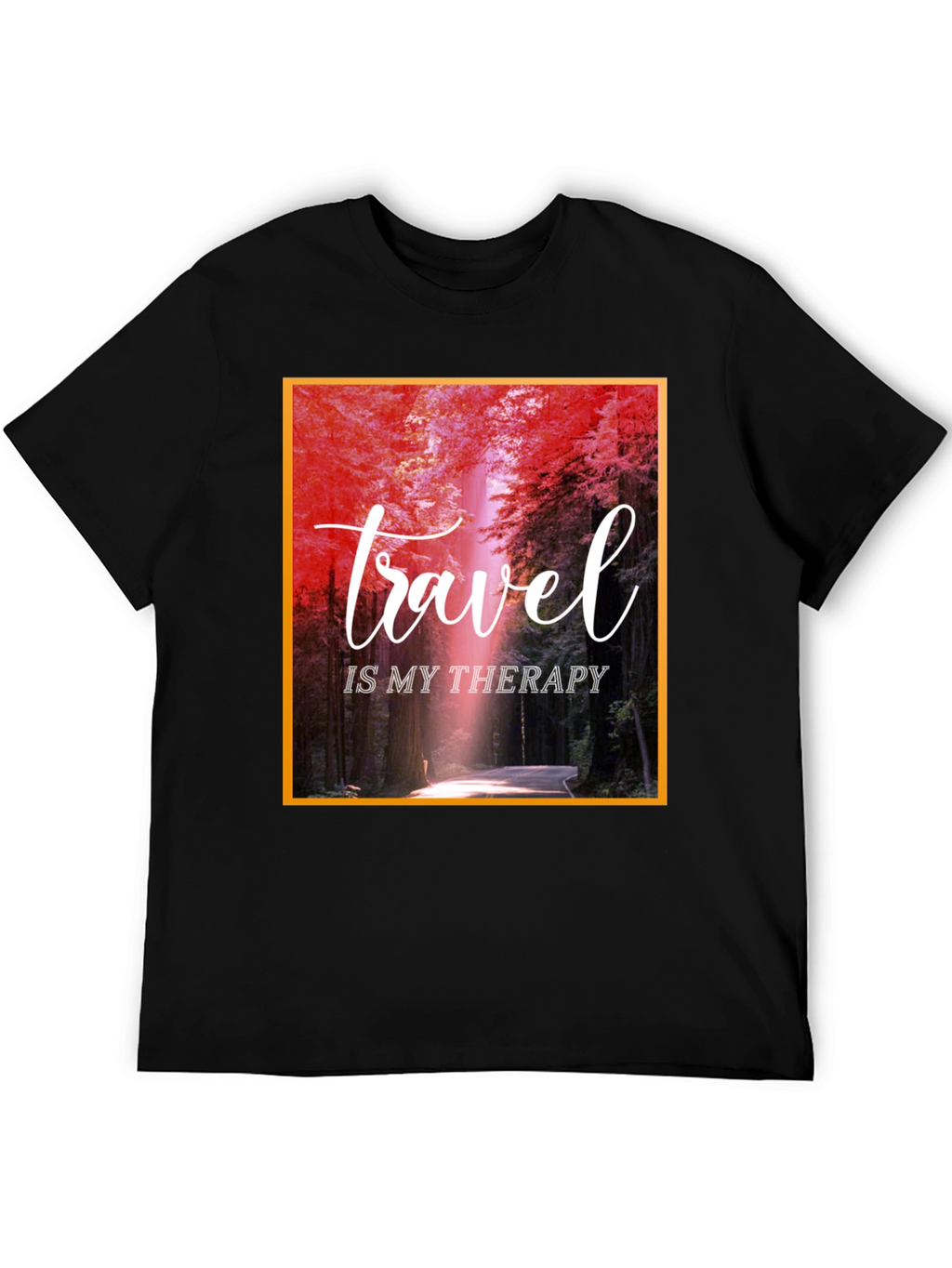 Travel Is My Therapy Graphic T-Shirt