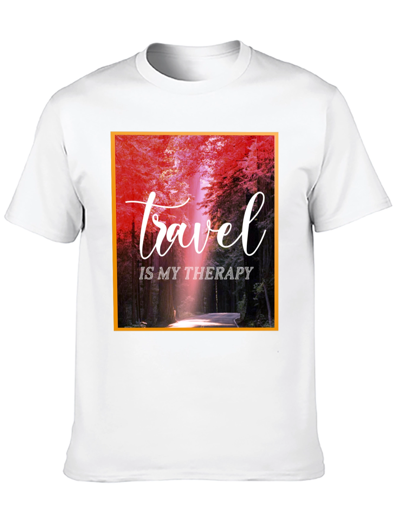 Travel Is My Therapy Graphic T-Shirt
