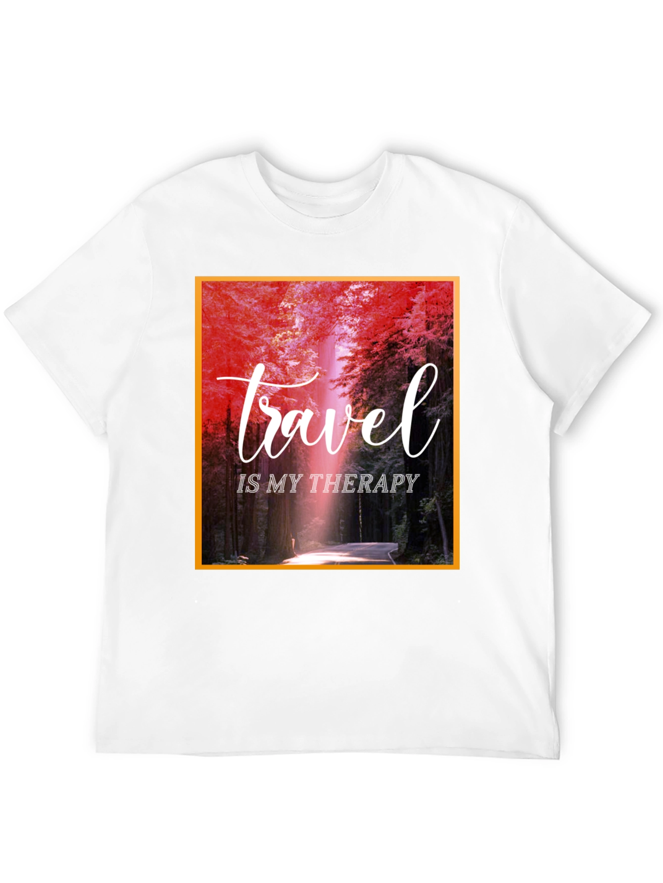 Travel Is My Therapy Graphic T-Shirt