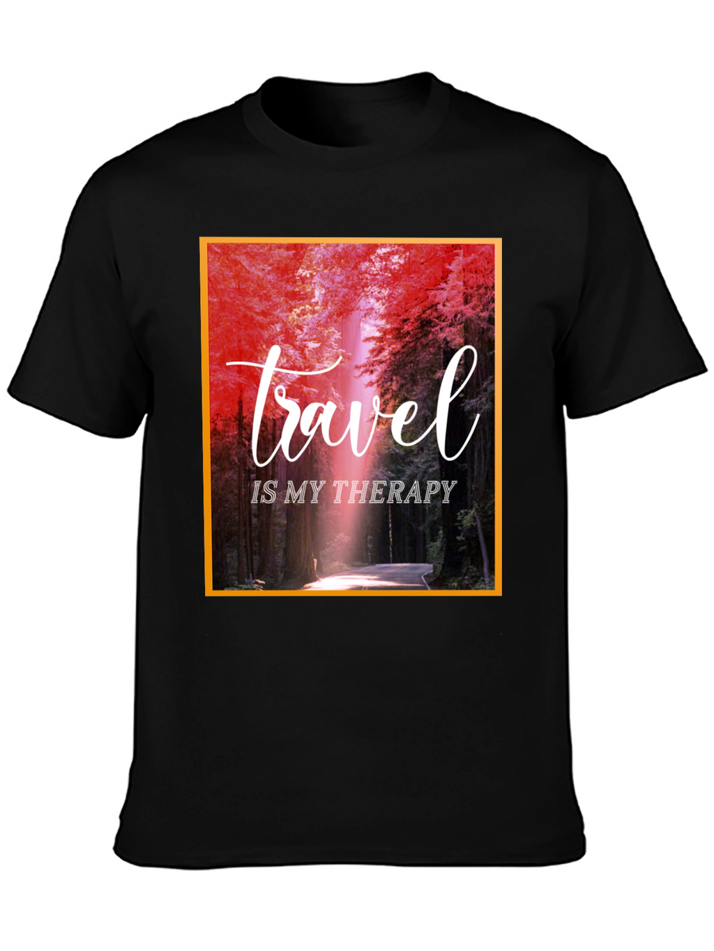 Travel Is My Therapy Graphic T-Shirt