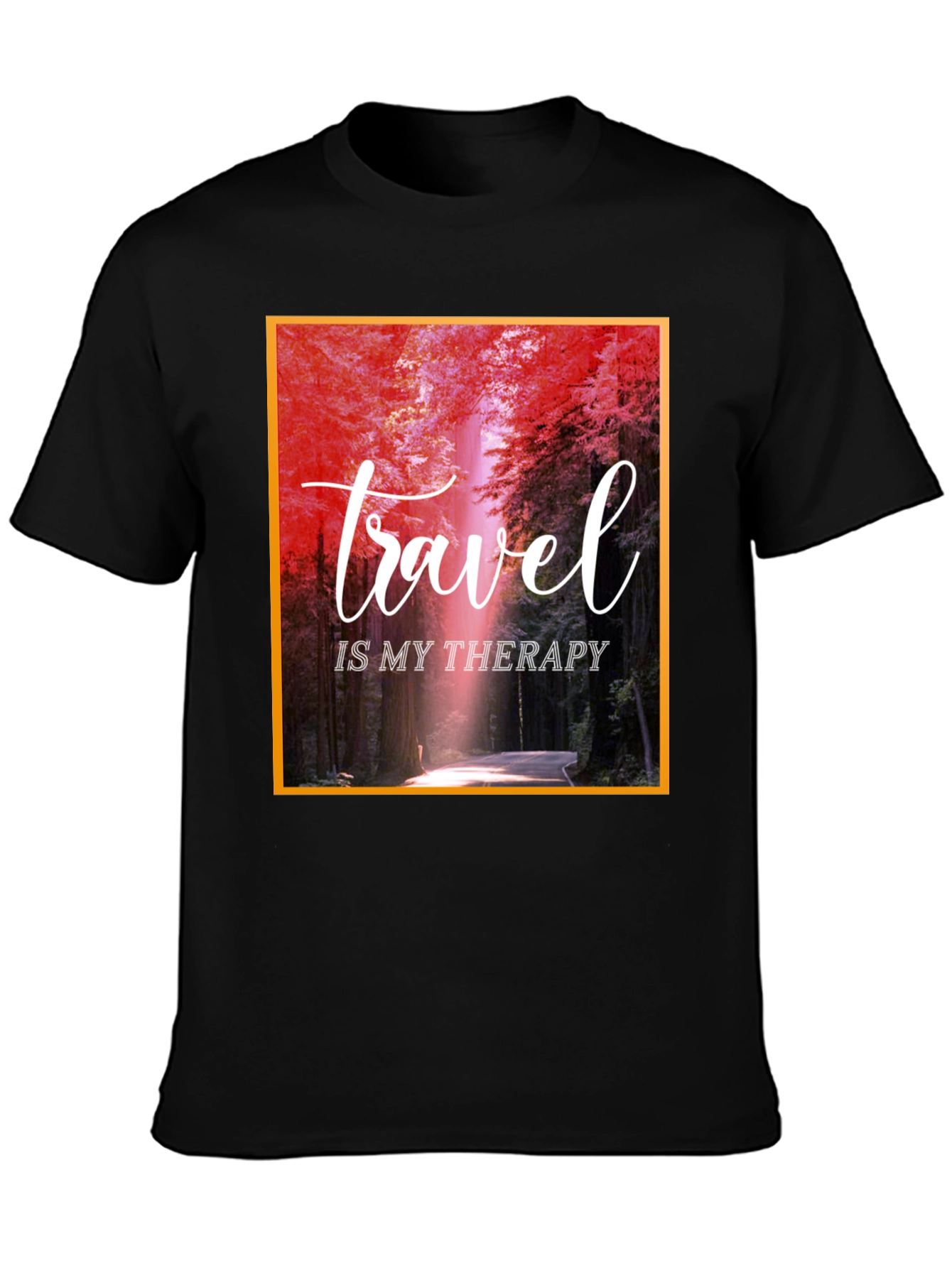 Travel Is My Therapy Graphic T-Shirt