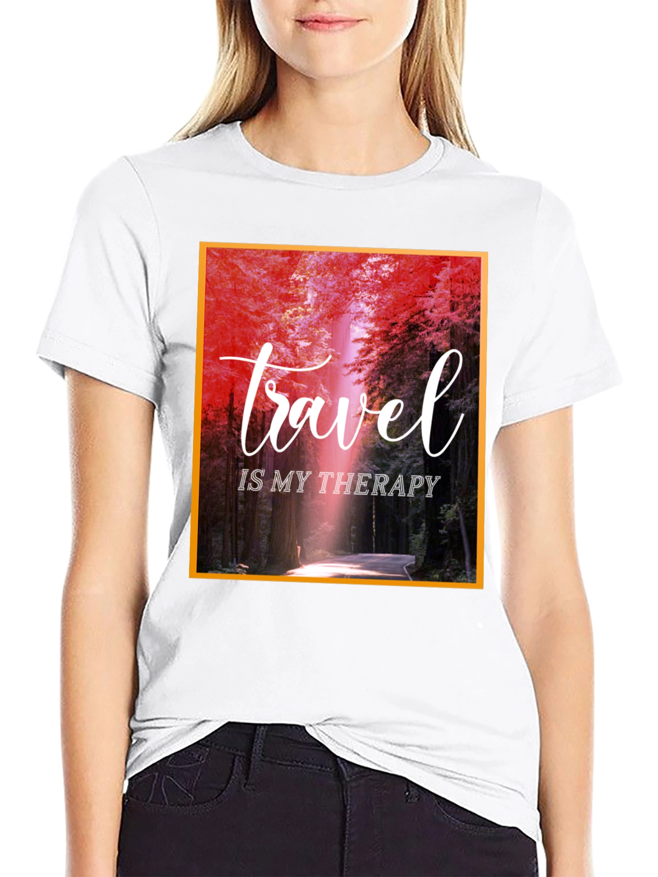 Travel Is My Therapy Graphic T-Shirt