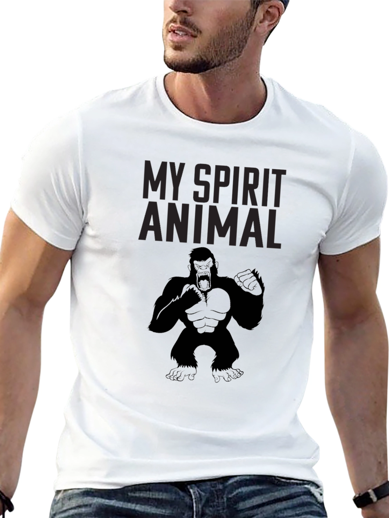 My Spirit Animal Gorilla Graphic T-Shirt