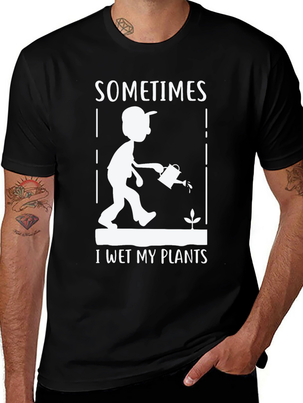 Sometimes I Wet My Plants Graphic T-Shirt